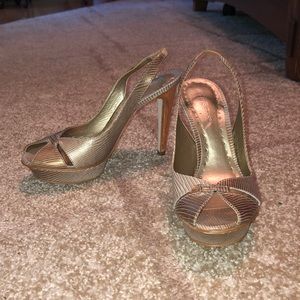 Lightly worn BCBGirl Sheeba platforms